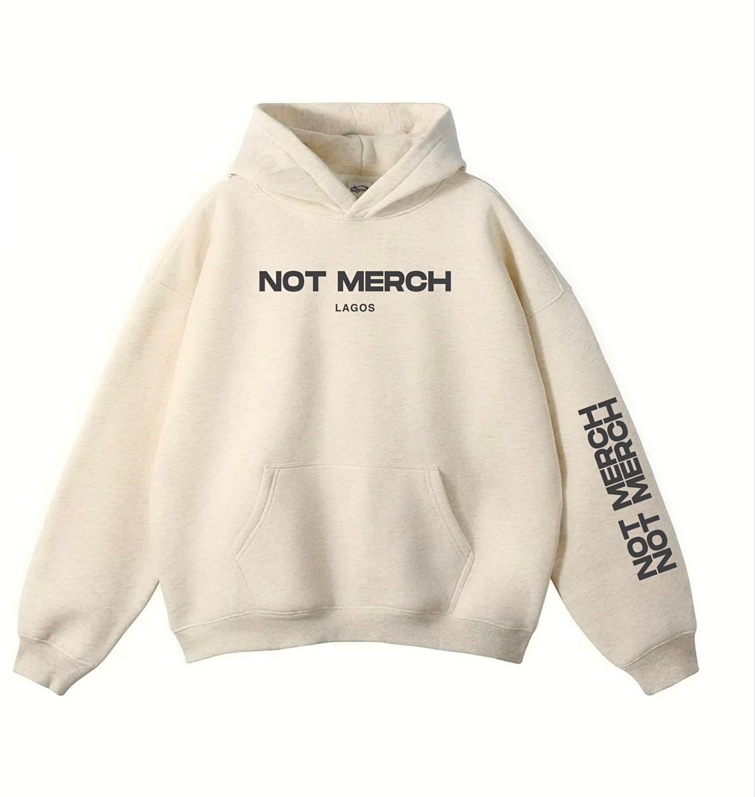 Not Merch Essentials Hoodie (Cream)