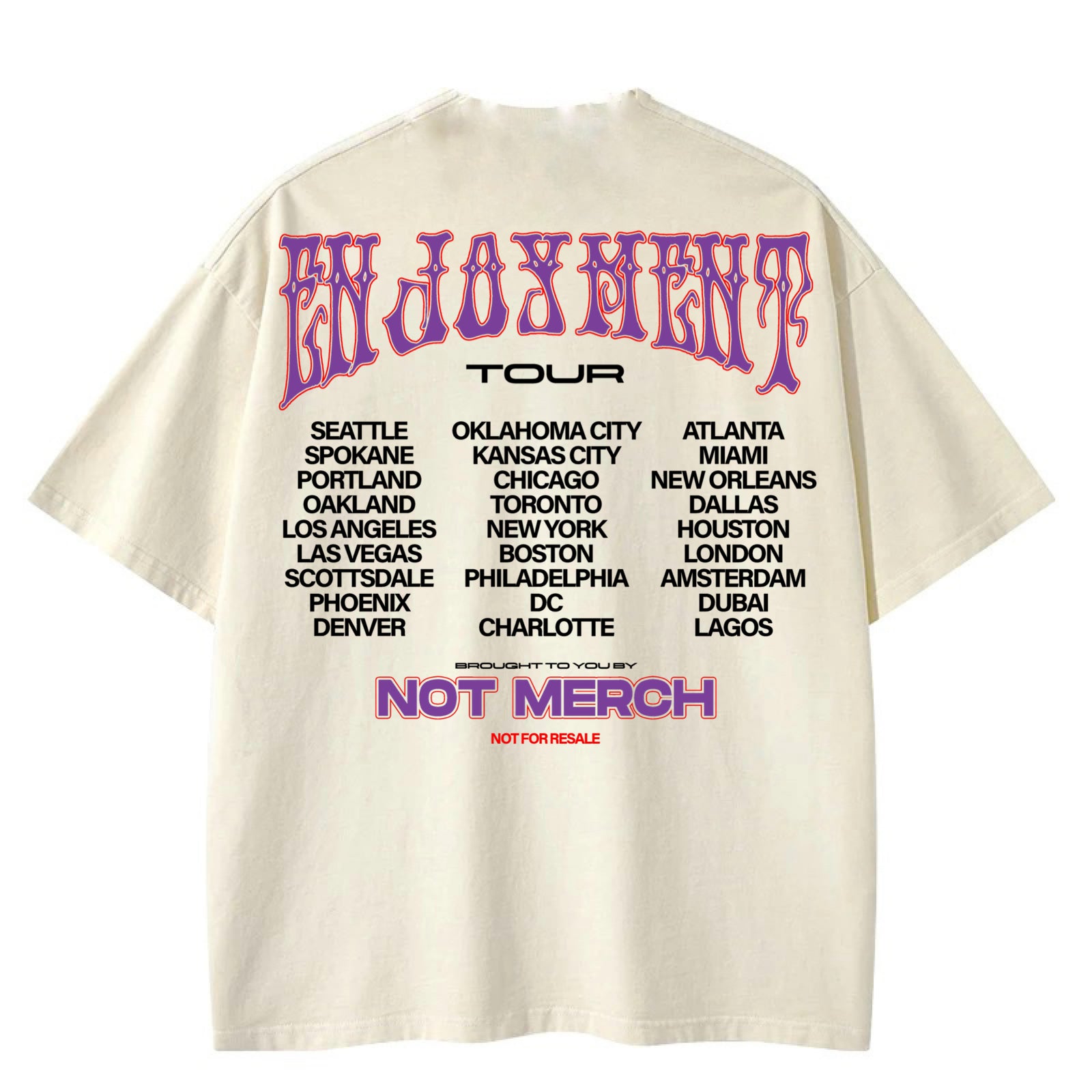 Not Merch Enjoyment Tee (Cream)